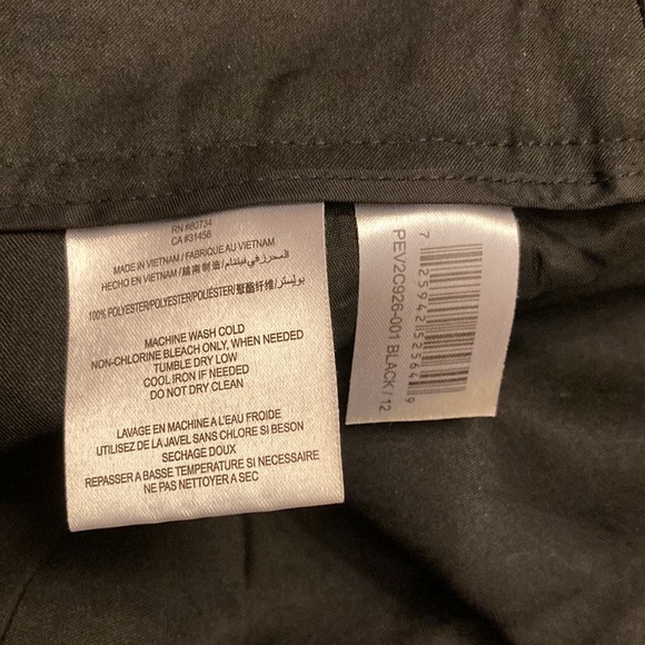 BCBG asymmetrical overlap, gathered pants or trousers. - Picture 6 of 7